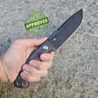 FOX Knives Fox - Tokala - Black Idroglider Niolox & Bison Micarta - COLLEZIONE PR