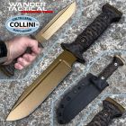 WanderTactical Wander Tactical - Centuria Pilot Black Block knife - Bronze - Micarta
