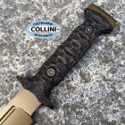 WanderTactical Wander Tactical - Centuria Pilot Black Block knife - Bronze - Micarta