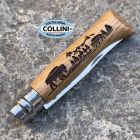 Opinel - N&deg;08 Animalia America incisione Bisonte - Coltello