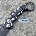 FOX Knives Fox - Mini Karambit - Black Idroglider N690Co & Punisher Skull Pattern