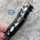 FOX Knives Fox - Mini Karambit - Black Idroglider N690Co & Punisher Skull Pattern