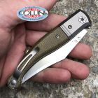 Lion Steel LionSteel - Gitano by Gudy Van Poppel - Titanio e Micarta - GT01-CVG -