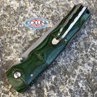 Mcusta - Shinari Shinra Maxima knife - SPG2 Powder Steel - Green Pakka