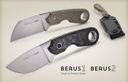 Viper - Berus 1 knife by T. Rumici - M390 & Fibra di Carbonio Marmoriz