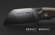 Viper - Berus 1 knife by T. Rumici - M390 & Fibra di Carbonio Marmoriz