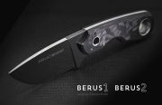 Viper - Berus 1 knife by T. Rumici - M390 & Fibra di Carbonio Marmoriz