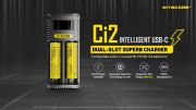 Nitecore - Ci2 Superb Charger - per Li-ion, Ni-MH e IMR - AA, AAA, 145