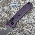 Benchmade - Mini Bugout - 533GY-09 - Dark Purple Grivory & Tungsten Ce