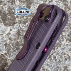 Benchmade - Mini Bugout - 533GY-09 - Dark Purple Grivory & Tungsten Ce