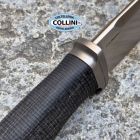 Lion Steel Lionsteel - Acha knife - Satin M390 & Black Burlap Micarta - AH BLB -