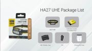 Nitecore - HA27 UHE - Frontale Compatta con Batteria RIcaricabile o 3x