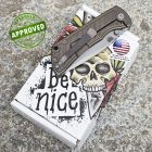 Approved McNees Knives - MAC2 3.5" Fastback - Matte SW CPM-Magnacut & Bronze Ti