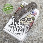 Approved McNees Knives - MAC2 3.5" Fastback - Matte SW CPM-Magnacut & Bronze Ti