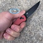 CRKT - Q Compact Knife - Black Oxide 14C28N & Red GRN - 7075R - coltel