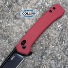 CRKT - Q Compact Knife - Black Oxide 14C28N & Red GRN - 7075R - coltel