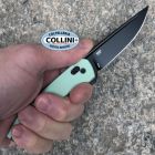 CRKT - Q Compact Knife - Black Oxide 14C28N & Aqua GRN - 7075B - colte