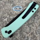 CRKT - Q Compact Knife - Black Oxide 14C28N & Aqua GRN - 7075B - colte