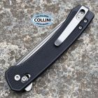 CRKT - Q Compact Knife - Stonewashed 14C28N & Black GRN - 7075 - colte