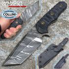WanderTactical Wander Tactical - Lynx Tanto Knife - DP - Ice Brush & Black Micarta -
