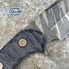 WanderTactical Wander Tactical - Lynx Tanto Knife - DP - Ice Brush & Black Micarta -