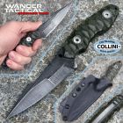 WanderTactical Wander Tactical - Barracuda Compound knife - Raw & Green Micarta - col
