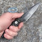 WanderTactical Wander Tactical - Barracuda Compound knife - Raw & Green Micarta - col