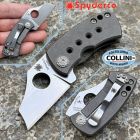 Spyderco - McBee by Jonathan McNees - Stonewashed CTS XHP & Titanium -