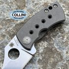 Spyderco - McBee by Jonathan McNees - Stonewashed CTS XHP & Titanium -
