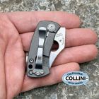 Spyderco - McBee by Jonathan McNees - Stonewashed CTS XHP & Titanium -