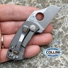 Spyderco - McBee by Jonathan McNees - Stonewashed CTS XHP & Titanium -