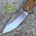 ADV Tactical Andre De Villiers ADV - Ronin Hybrid Folder - Satin CPM-S35VN & Tan G1
