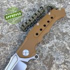 ADV Tactical Andre De Villiers ADV - Ronin Hybrid Folder - Satin CPM-S35VN & Tan G1