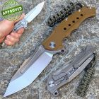 ADV Tactical Andre De Villiers ADV - Ronin Hybrid Folder - Satin CPM-S35VN & Tan G1