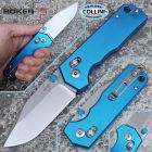 Boker Plus - Rockstub 2.0 - Stonewashed 14C28N & Blue Elox - 01BP0052