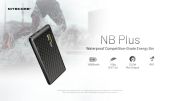 Nitecore - NB PLUS - Power Bank 22.5W da 10000mAh / 38.5Wh in Fibra di