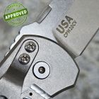 Rick Hinderer Knives - Firetac - Stonewash Spanto CPM-20CV & Black G10