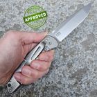 Rick Hinderer Knives - Firetac - Stonewash Spanto CPM-20CV & Black G10
