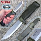 Mora Kniv MoraKniv - Amberg Knife - Satin 12C27 & Military Green TPE - 14549 - c