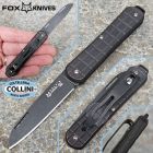 FOX Knives Fox - Vulpis Grenade Pattern - Limited Edition - PVD Blackwash M390 &