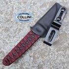 Boker Plus - Kissaki Knife - Stonewashed 440C & Wine Red Wrap - 02BP00