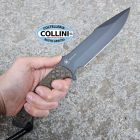 Spartan Blades - Horkos - PVD Tungsten DLC CPM-MagnaCut & Green Canvas