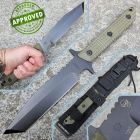 Busse Strider Knives - Monkey Edge BT MEFP - Black CPM-3V & Frag Pattern Gre