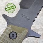 Busse Strider Knives - Monkey Edge BT MEFP - Black CPM-3V & Frag Pattern Gre