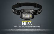 Nitecore - NU33 - Black - Frontale Ricaricabile USB - 700 lumens e 135