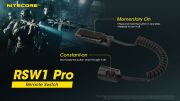 Nitecore - RSW1 Pro - Comando Remoto per MH12 PRO - MH25 PRO - Accesso