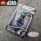 Lego Star Wars - Portachiavi LED del Mandaloriano Boba Fett - torcia a