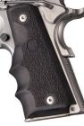 Hogue 1911 Government Model Black Rubber Grip with Finger Grooves