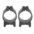 Warne Scope Mounts Maxima Permanent Attach Ring 30mm Low - Black