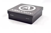 Armanov Armanov Case Gauge box 100 rnd pockets with Flip Cover .357 - Black